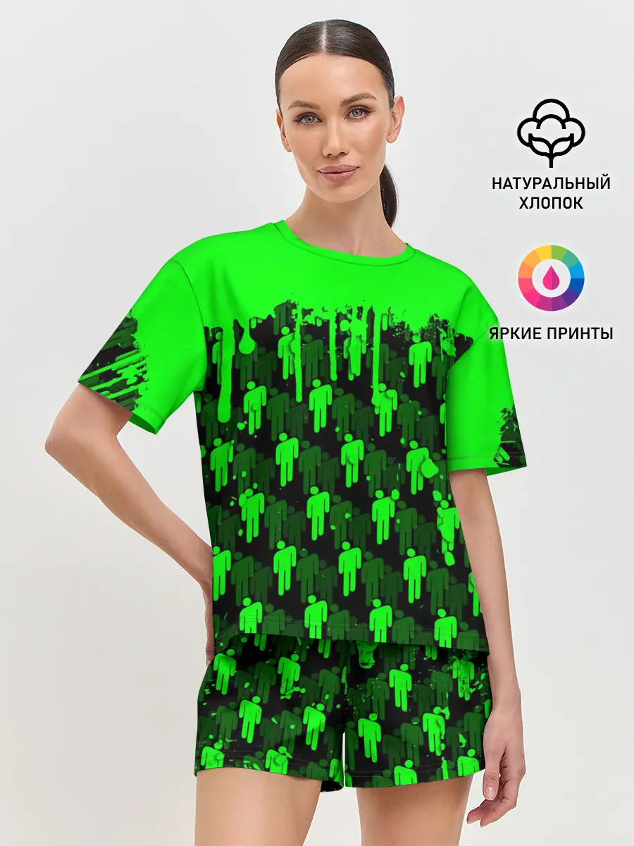 Женская пижама с шортами / BILLIE EILISH