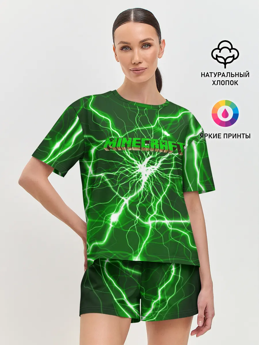 Женская пижама с шортами / MINECRAFT