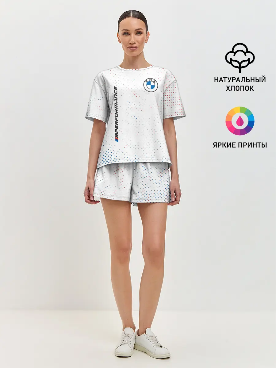 Женская пижама с шортами / BMW / БМВ