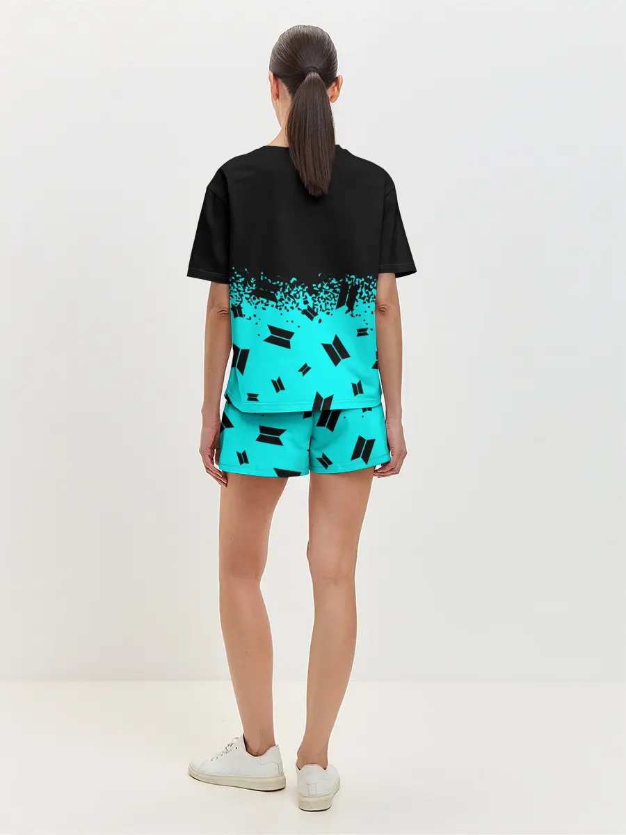 Женская пижама с шортами / BTS / БТС