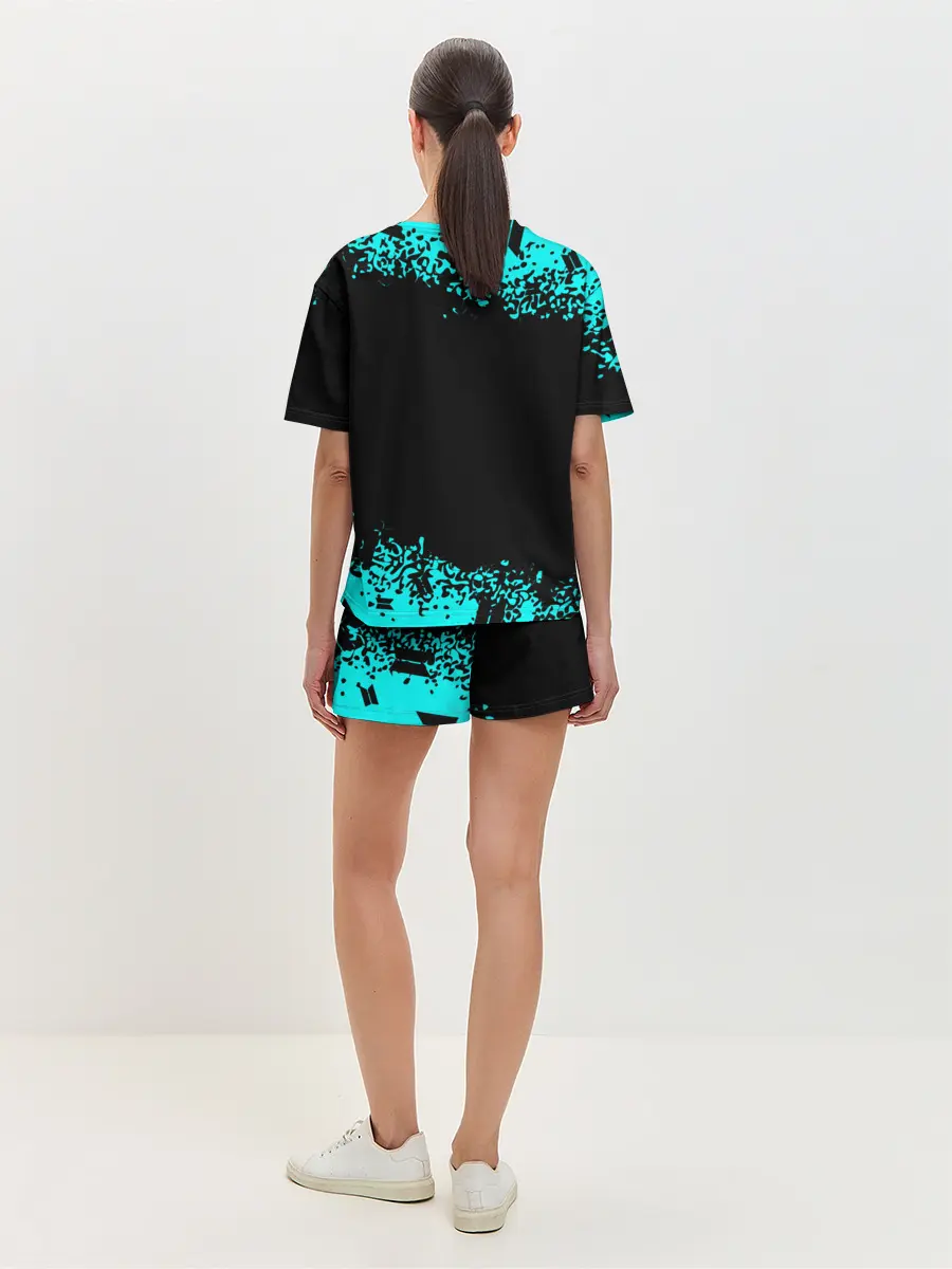 Женская пижама с шортами / BTS / БТС