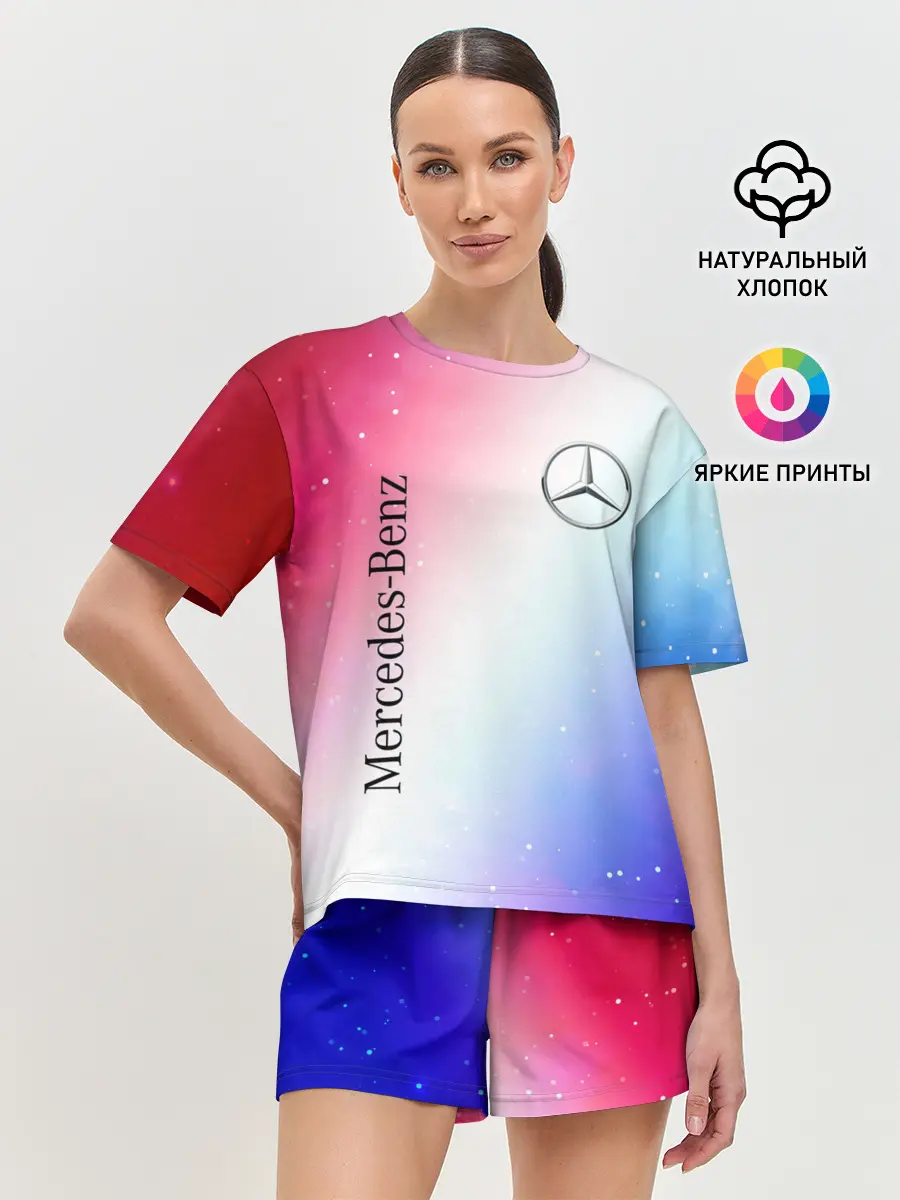 Женская пижама с шортами / MERCEDES / МЕРСЕДЕС