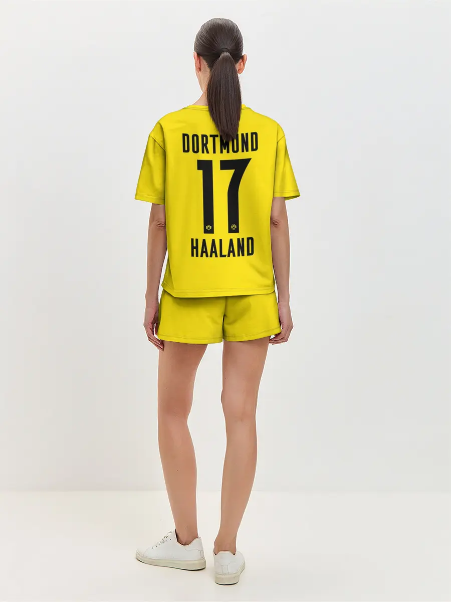 Женская пижама с шортами / HAALAND Borussia Dortmund