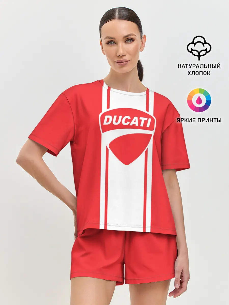 Женская пижама с шортами / DUCATI