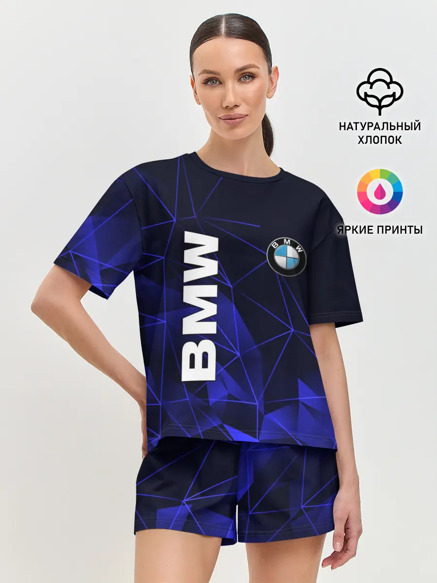 Женская пижама с шортами / BMW