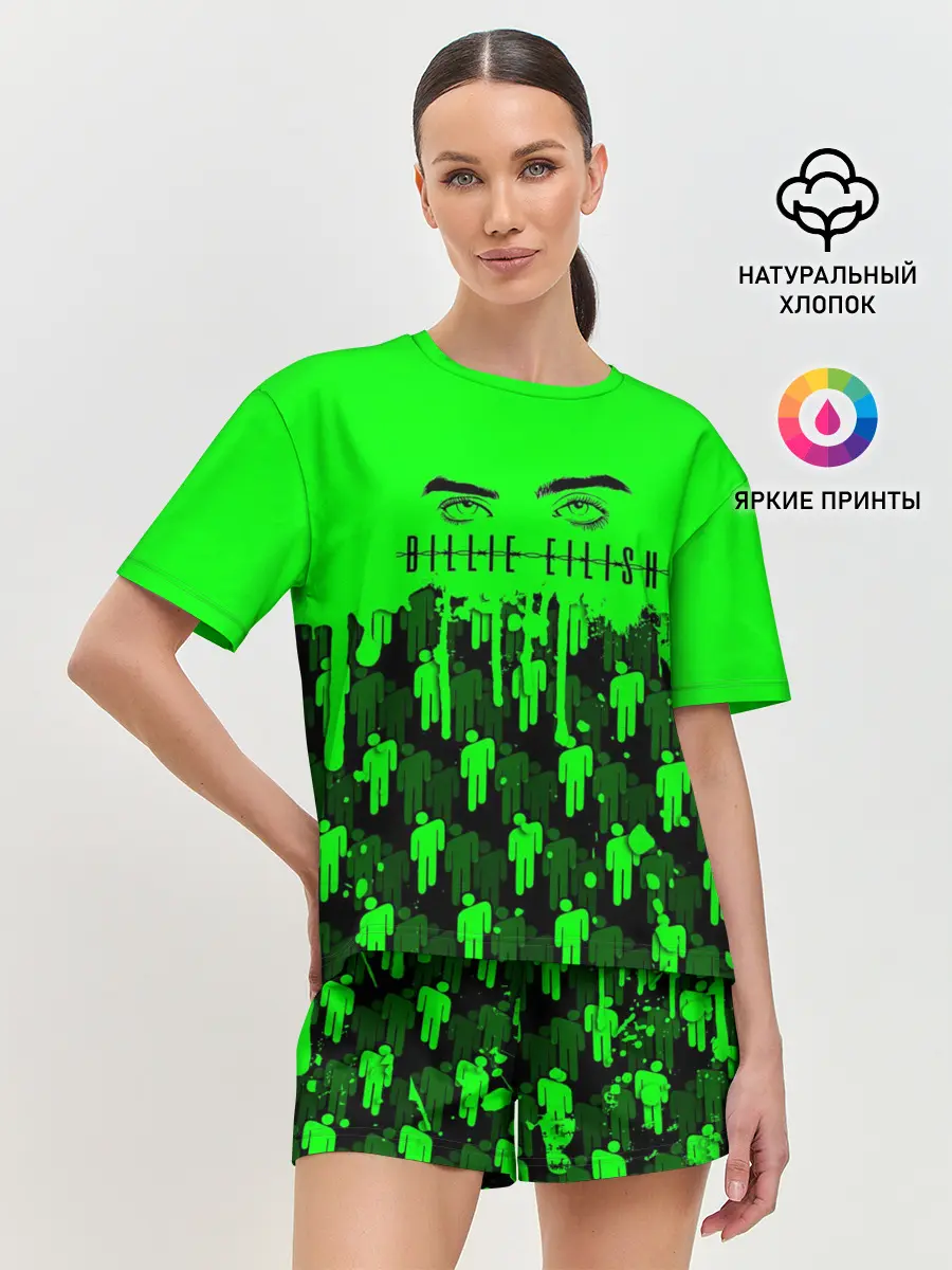 Женская пижама с шортами / BILLIE EILISH