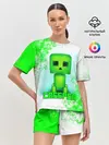 Женская пижама с шортами / MINECRAFT CREEPER