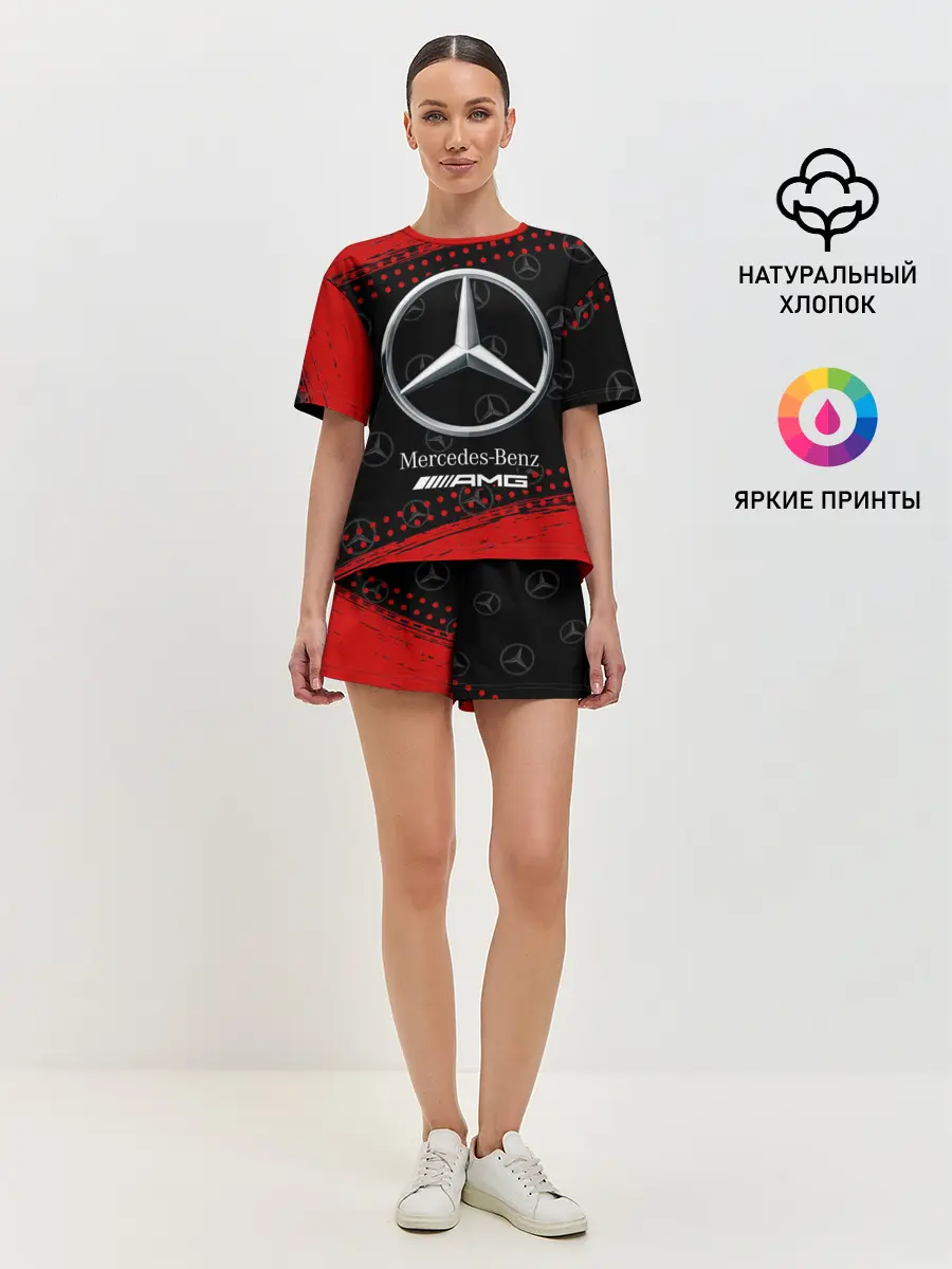 Женская пижама с шортами / MERCEDES / МЕРСЕДЕС