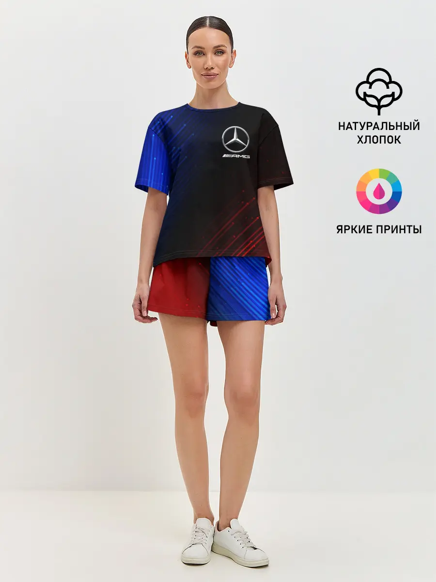 Женская пижама с шортами / MERCEDES / МЕРСЕДЕС