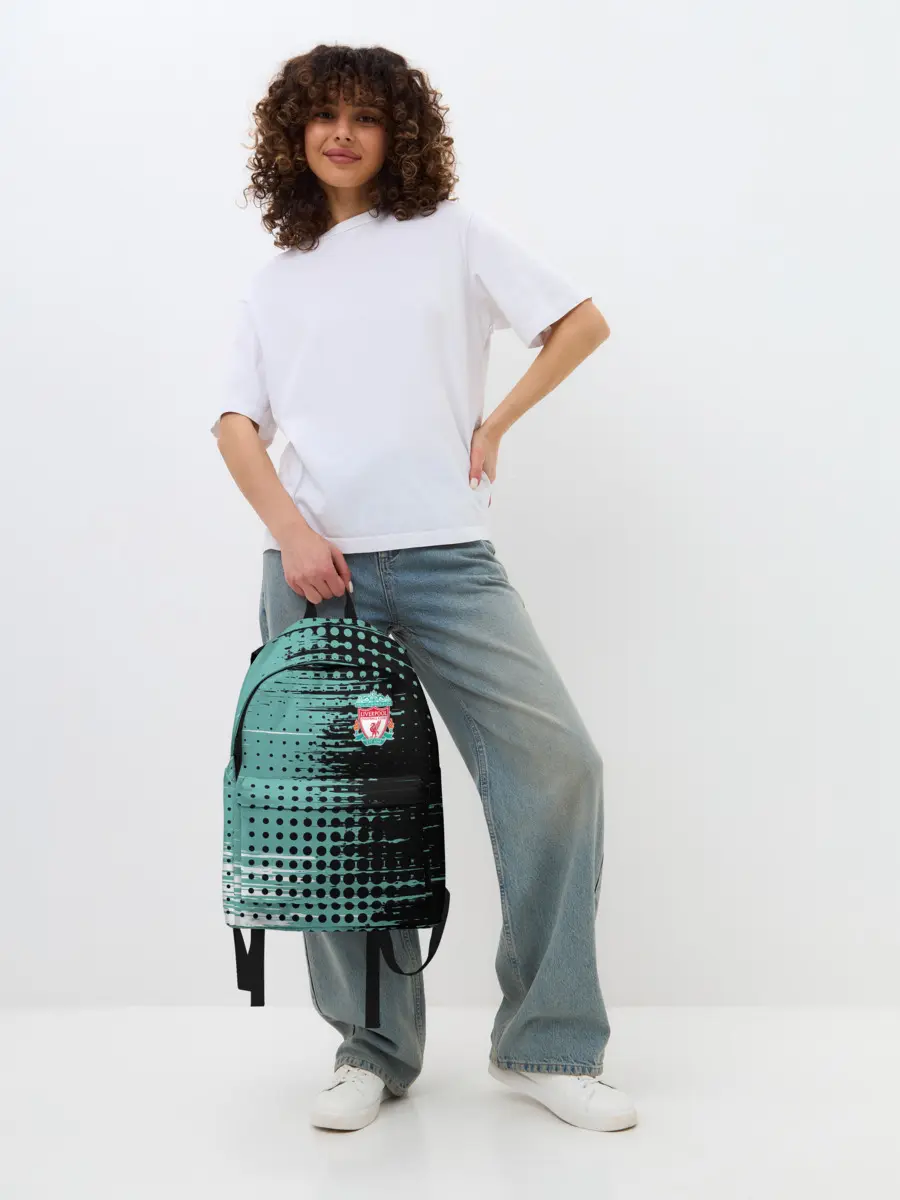 Рюкзак джинсовый / Liverpool / Ливерпуль.