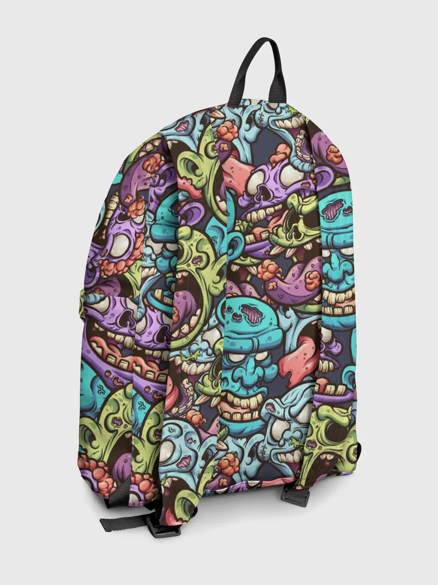 Рюкзак джинсовый / Зомби Паттерн