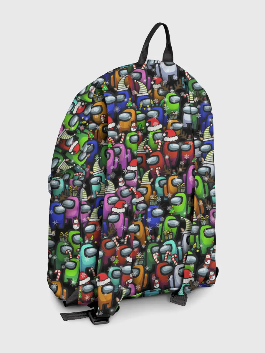 Рюкзак джинсовый / Among Us. С Новым Годом!