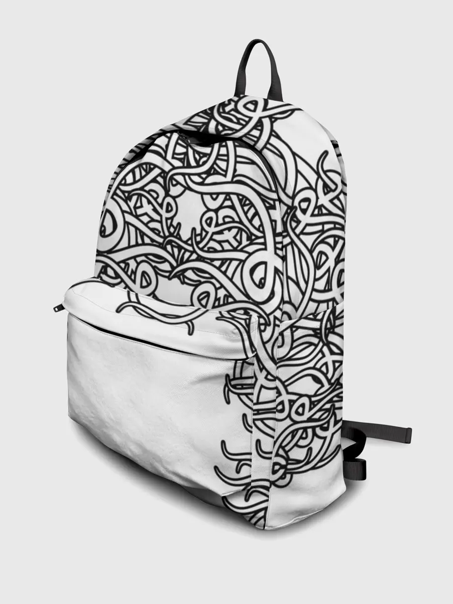 Рюкзак джинсовый / Фэнтези мотылёк