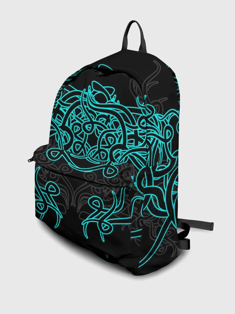 Рюкзак джинсовый / Узоры магия