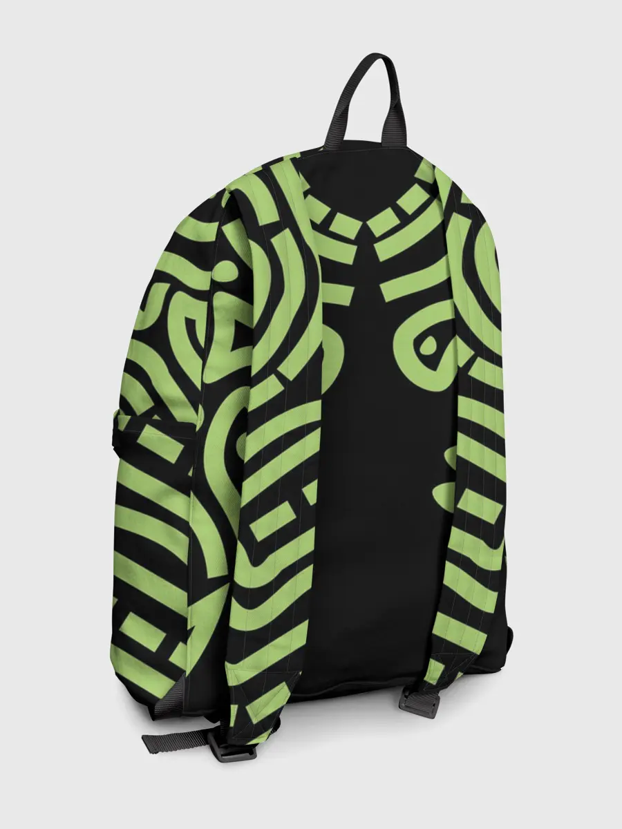 Рюкзак джинсовый / узор тату