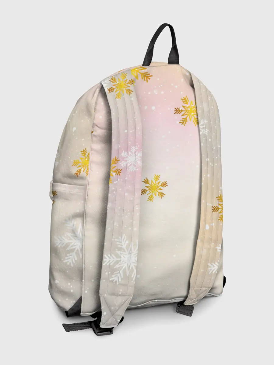 Рюкзак джинсовый / Новогодний кот