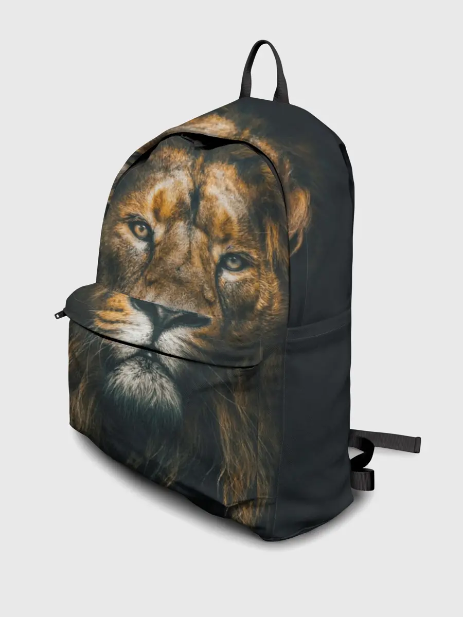 Рюкзак джинсовый / Лев