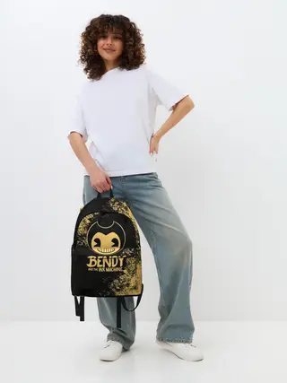 Рюкзак джинсовый / Bendy And The Ink Machine