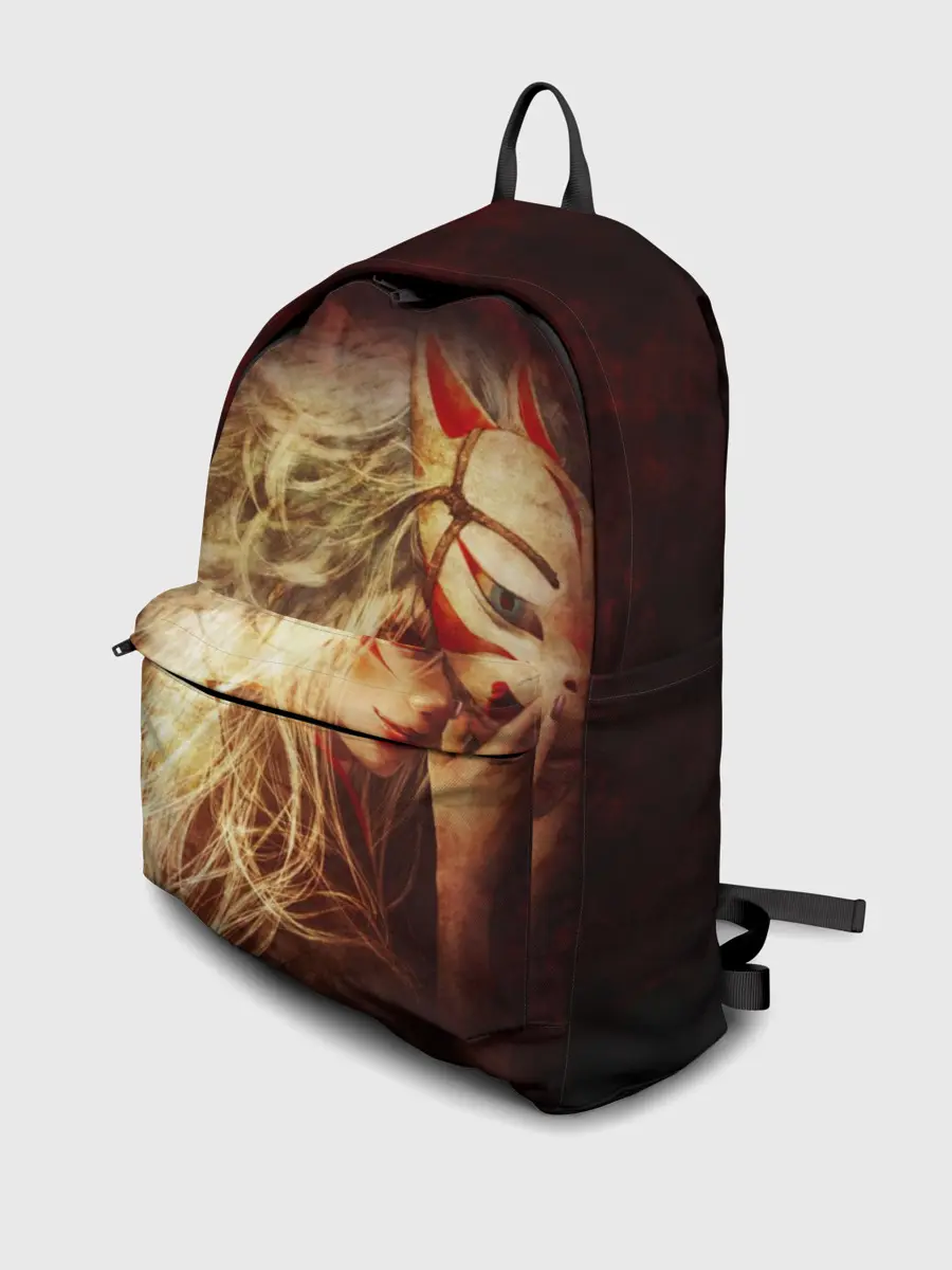 Рюкзак джинсовый / Кицуне