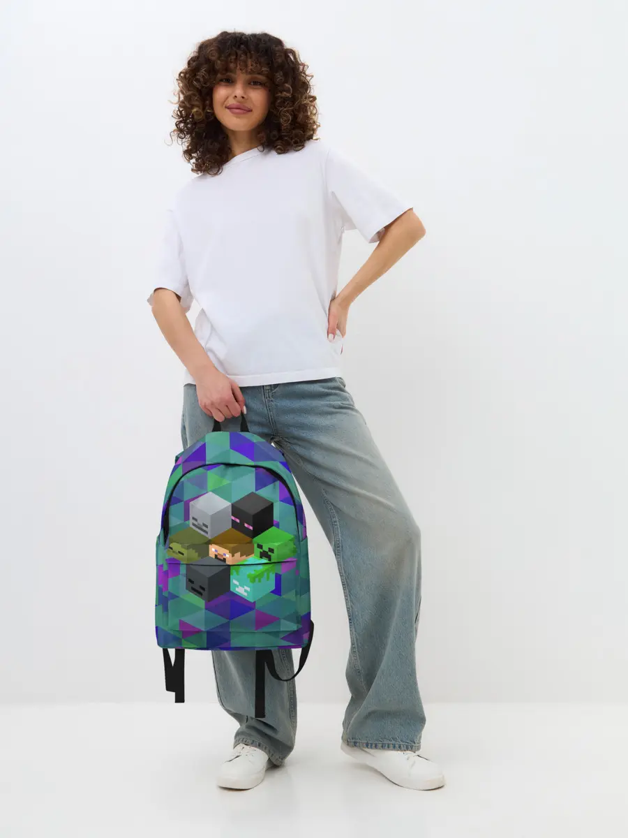 Рюкзак джинсовый / Minecraft