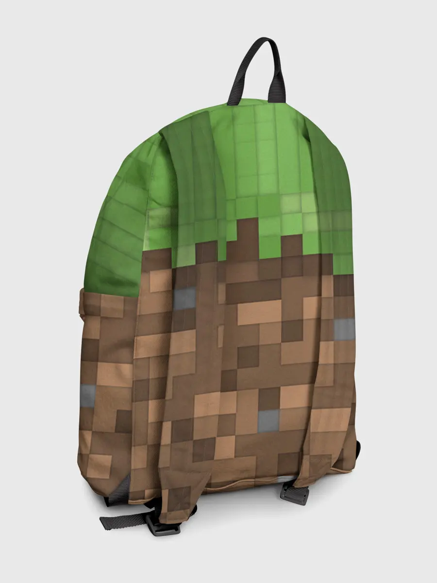 Рюкзак джинсовый / MineCraft | Крипер