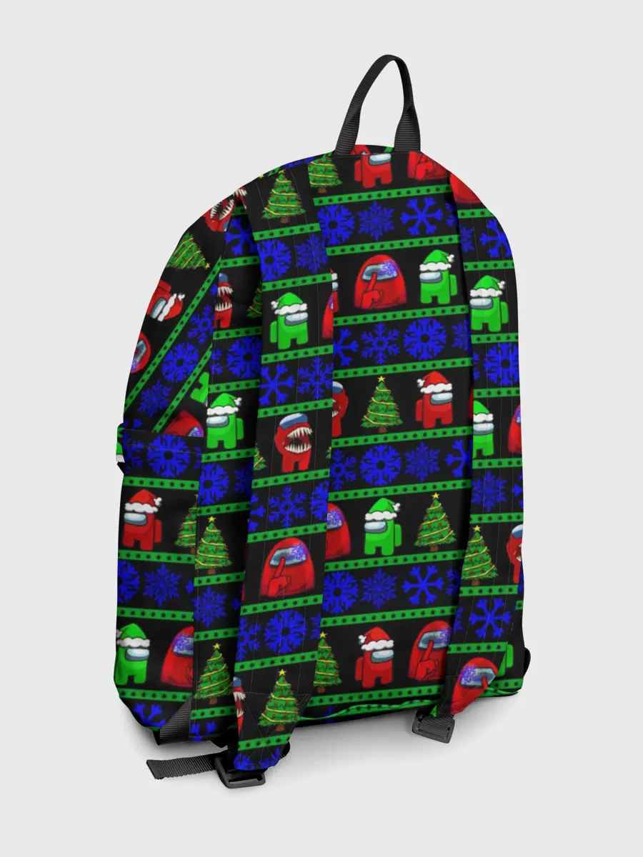 Рюкзак джинсовый / Новогодний Among Us