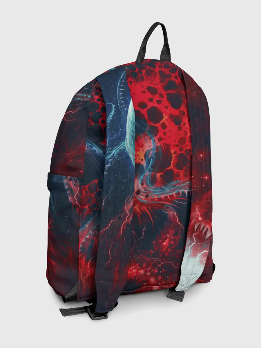 Рюкзак джинсовый / Гигантский космический монстр