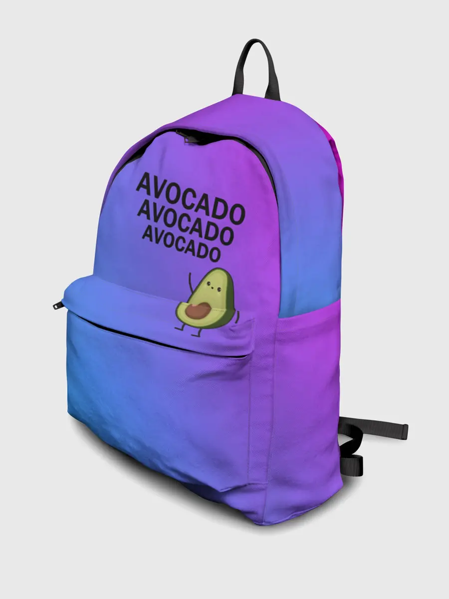 Рюкзак джинсовый / Авокадо