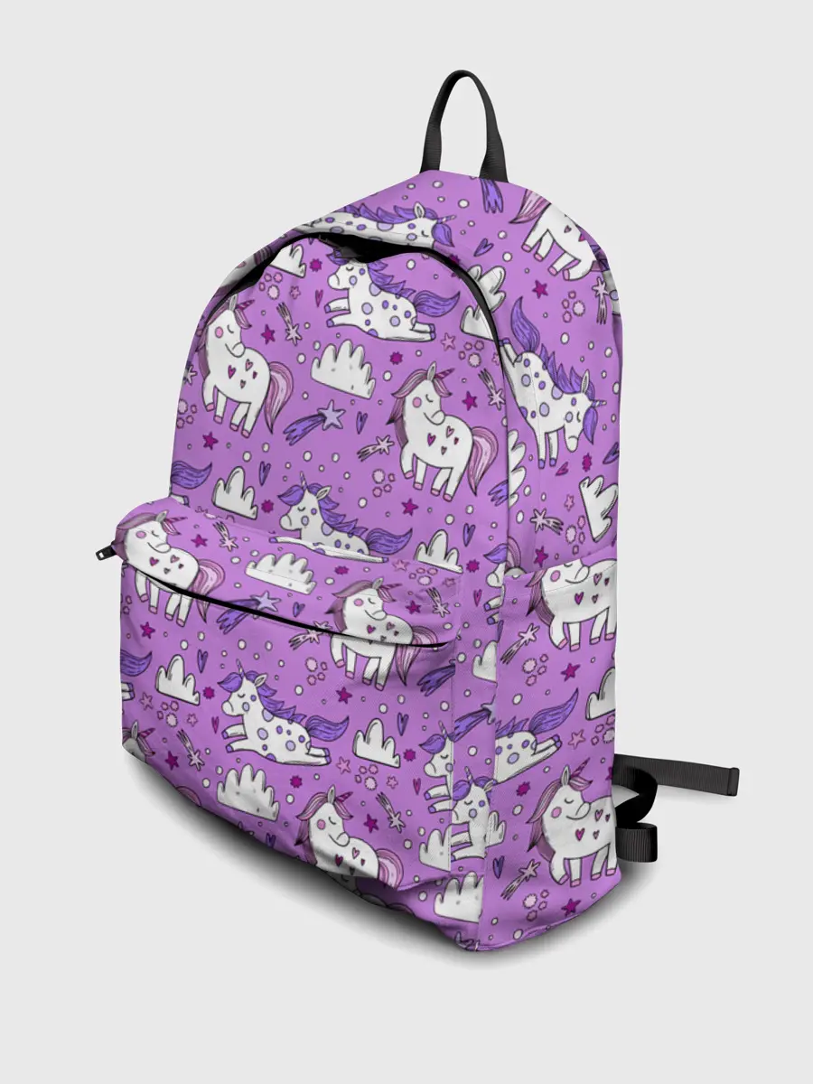 Рюкзак джинсовый / Unicorn pattern