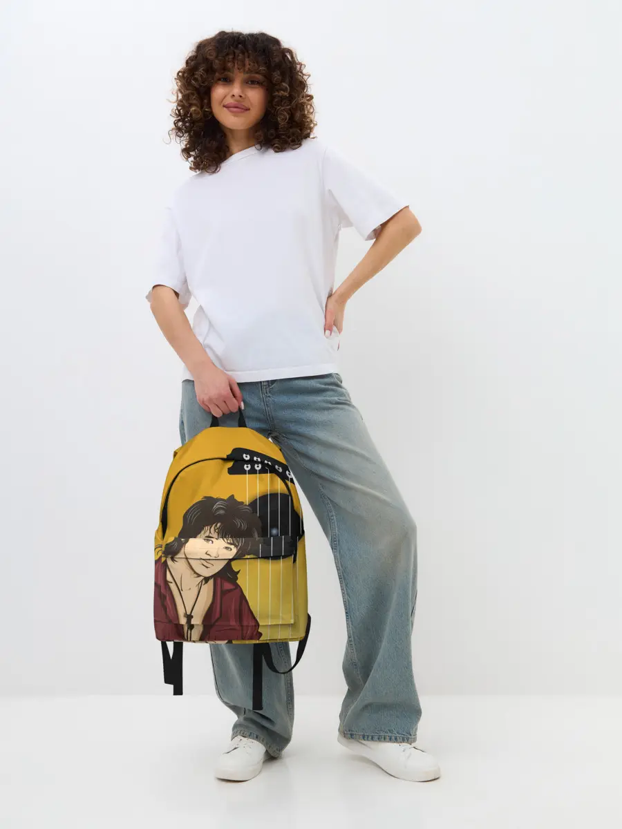 Рюкзак джинсовый / Виктор Робертович Цой