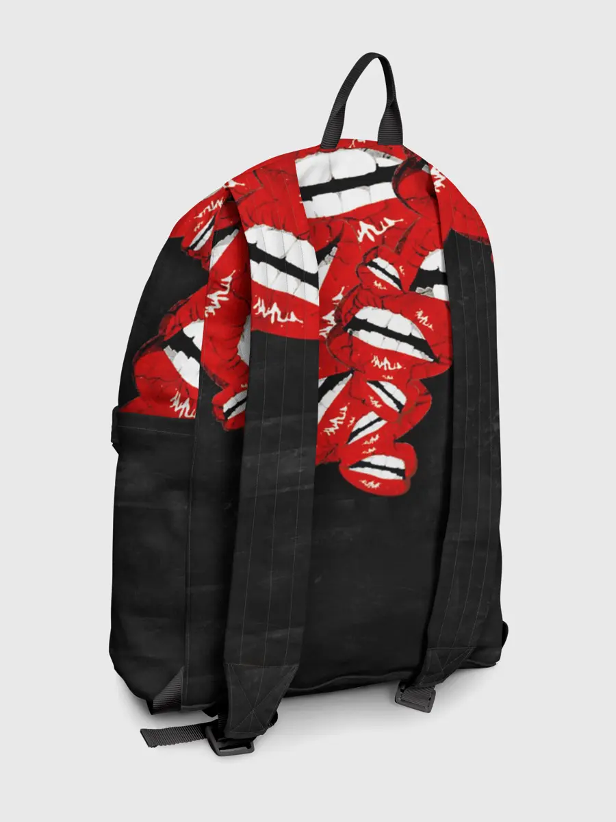 Рюкзак джинсовый / Губы