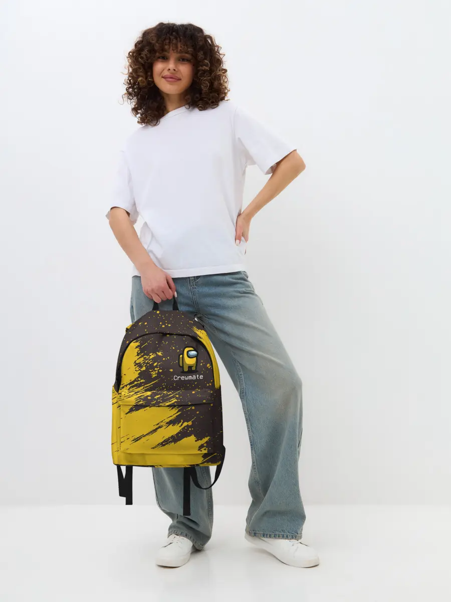 Рюкзак джинсовый / AMONG US / АМОНГ АС