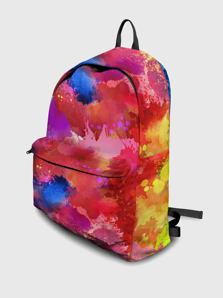 Рюкзак джинсовый / Брызги красок