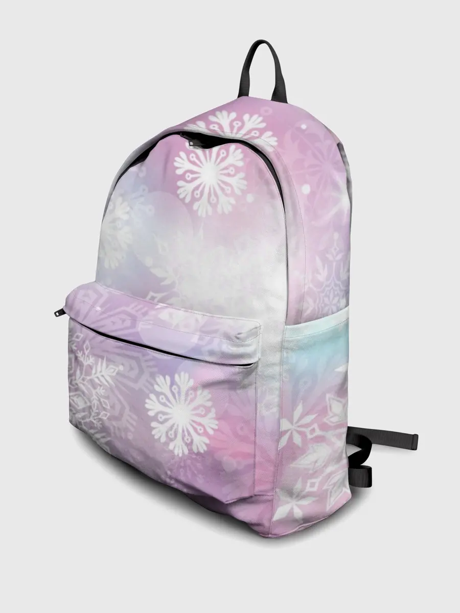 Рюкзак джинсовый / снежинки