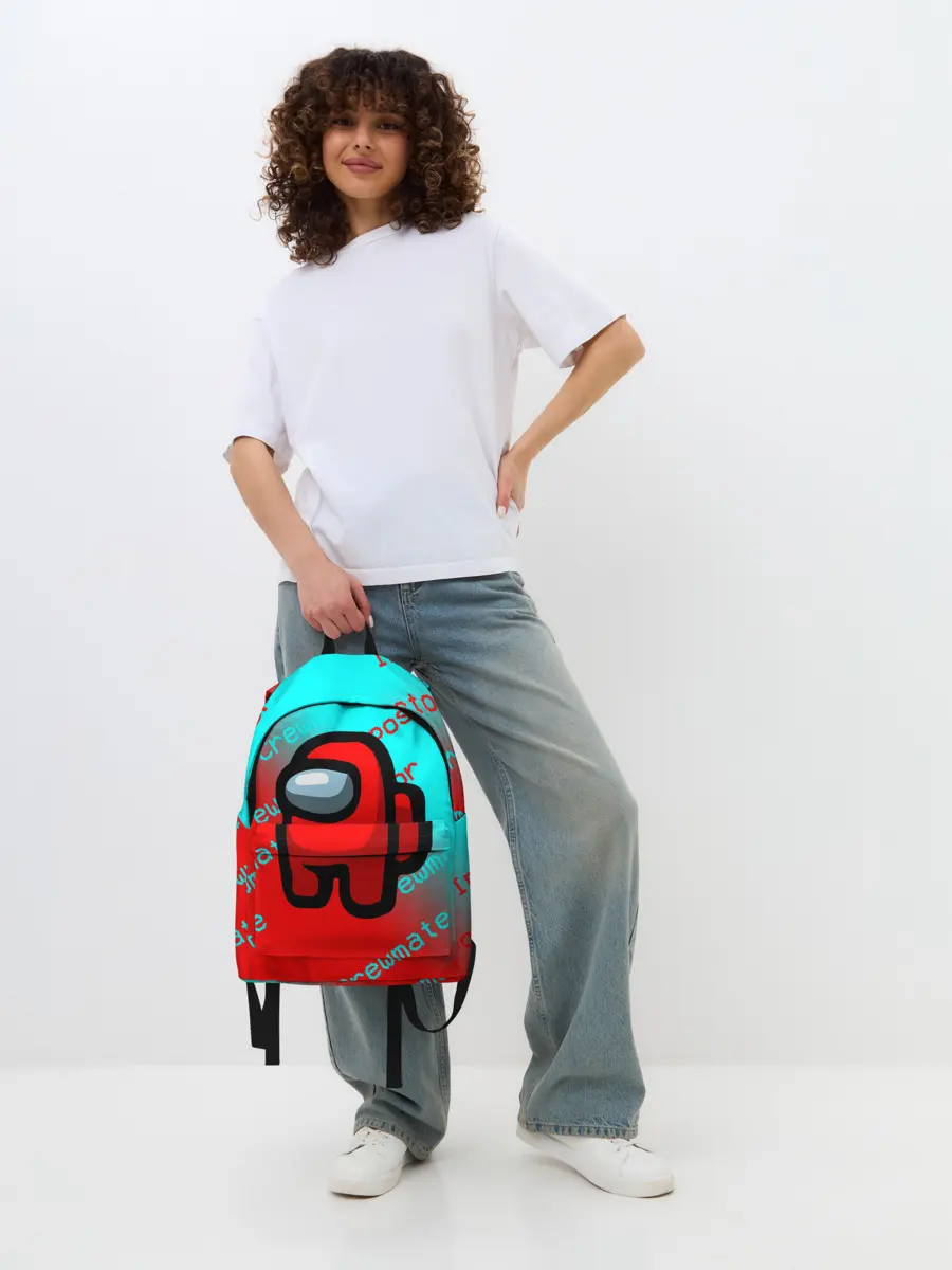 Рюкзак джинсовый / AMONG US - Impostor/Crewmate