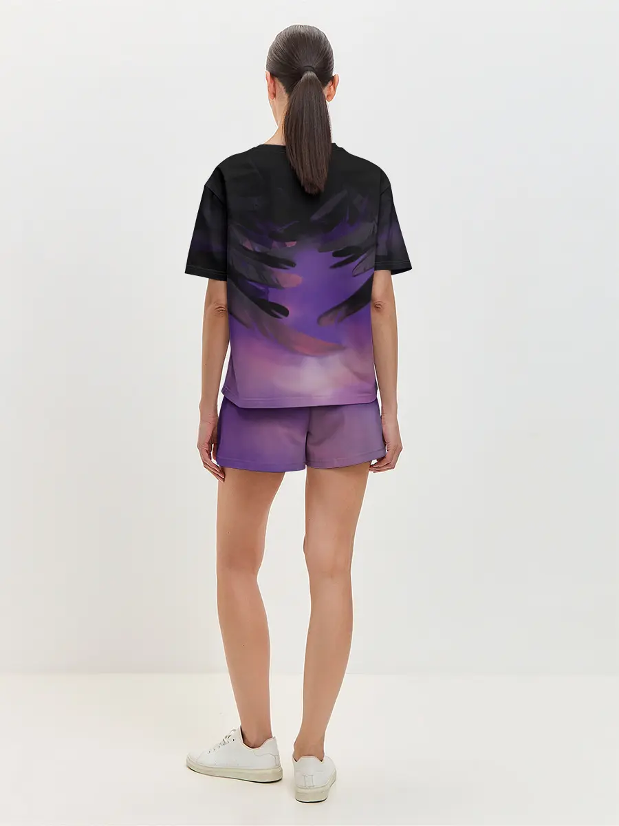 Женская пижама с шортами / Крылья Хаула