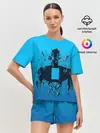 Женская пижама с шортами / Zima blue