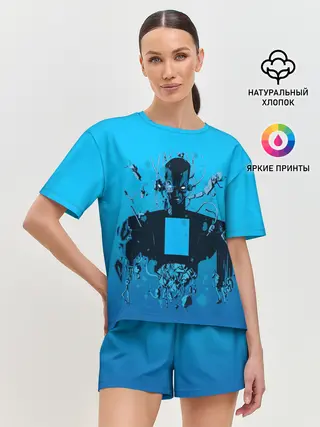 Женская пижама с шортами / Zima blue