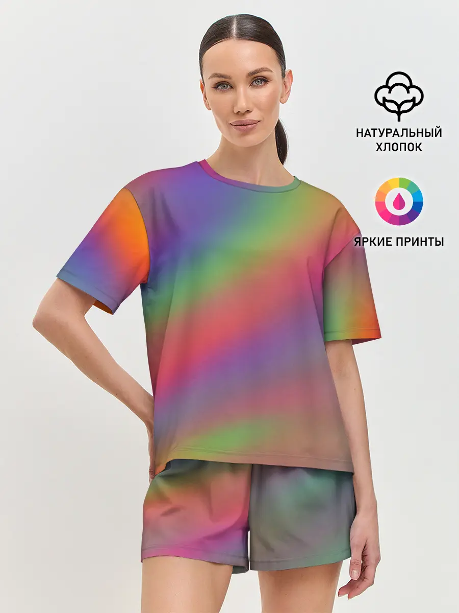 Женская пижама с шортами / ГРАДИЕНТ