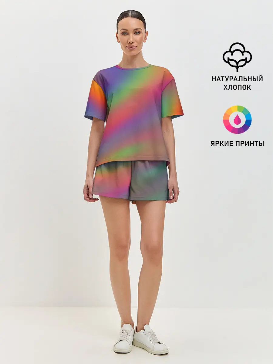 Женская пижама с шортами / ГРАДИЕНТ
