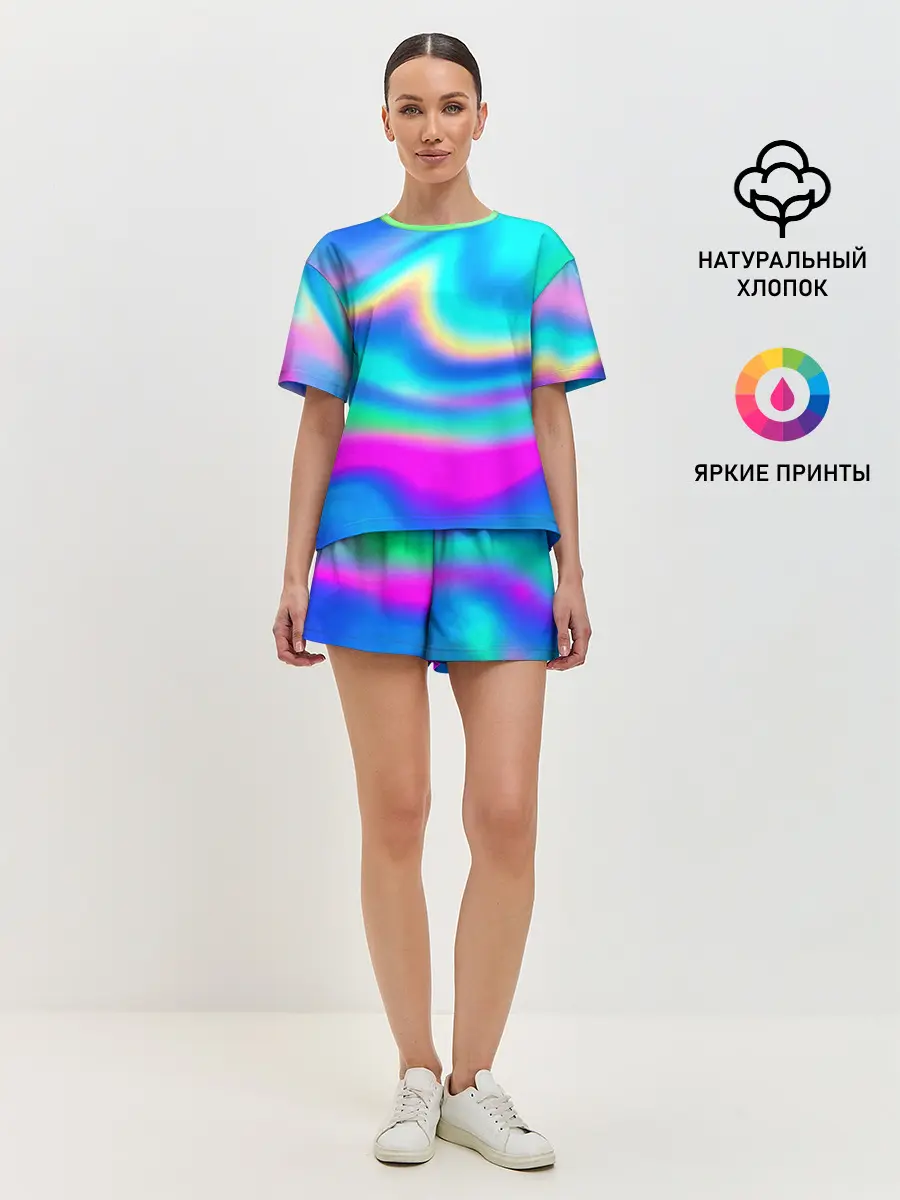 Женская пижама с шортами / ГРАДИЕНТ
