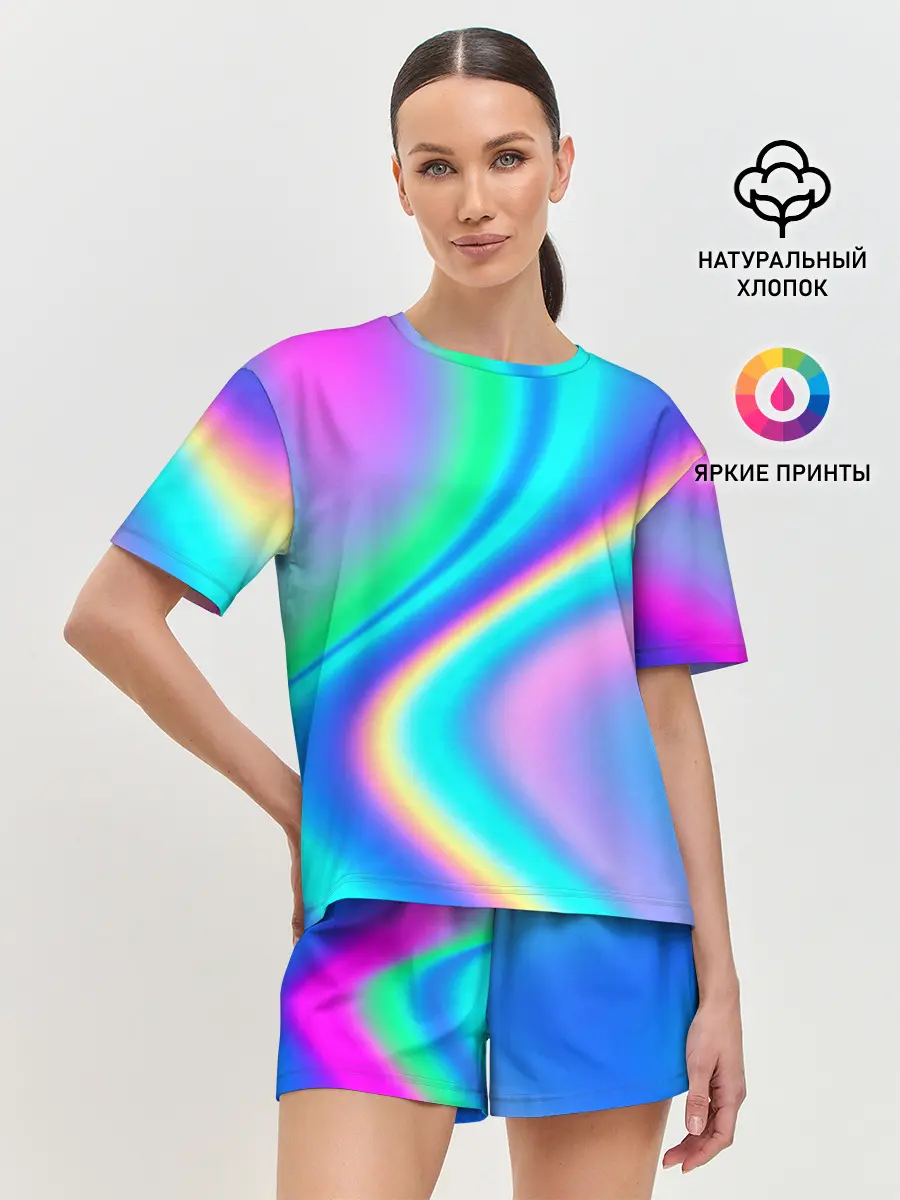 Женская пижама с шортами / ГРАДИЕНТ