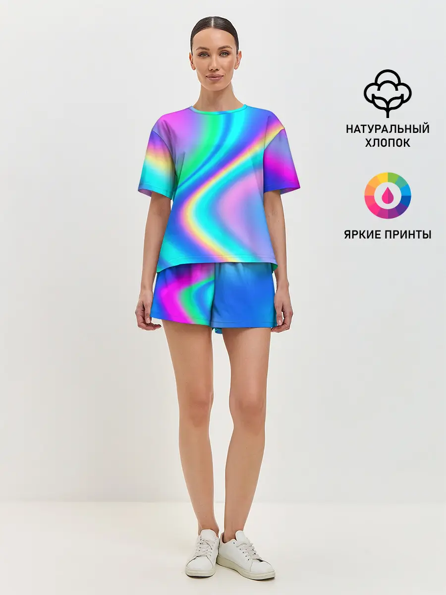 Женская пижама с шортами / ГРАДИЕНТ