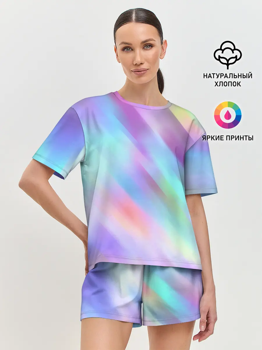 Женская пижама с шортами / ГРАДИЕНТ