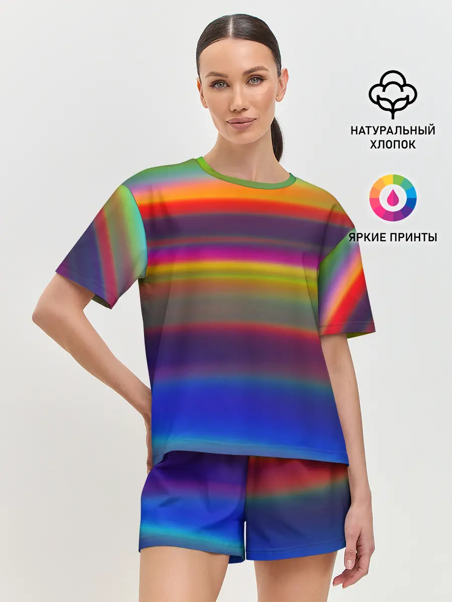 Женская пижама с шортами / ГРАДИЕНТ