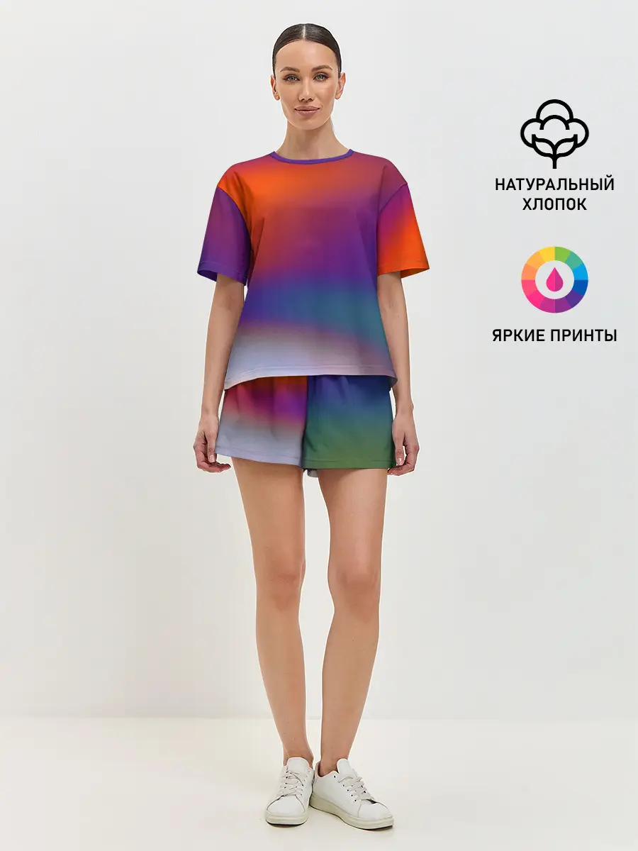 Женская пижама с шортами / GRADIENT