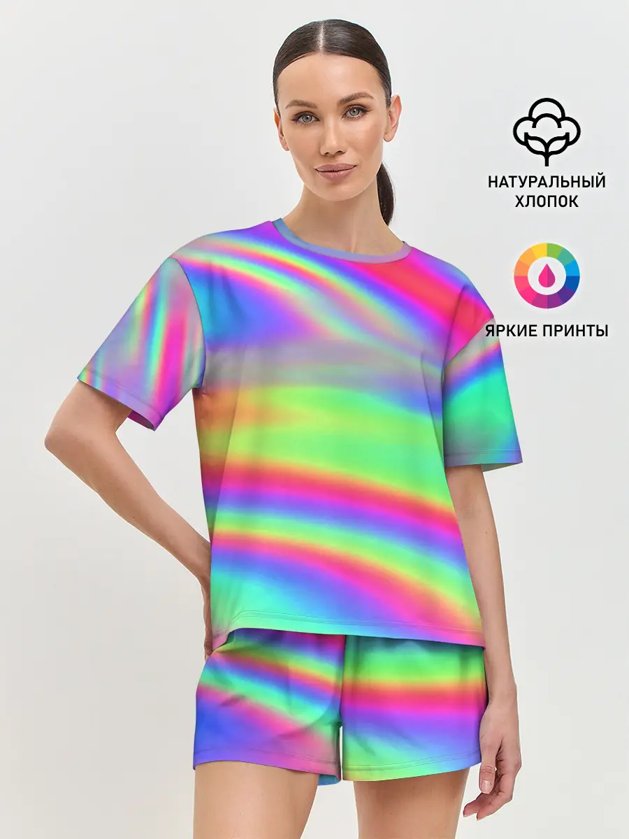 Женская пижама с шортами / GRADIENT