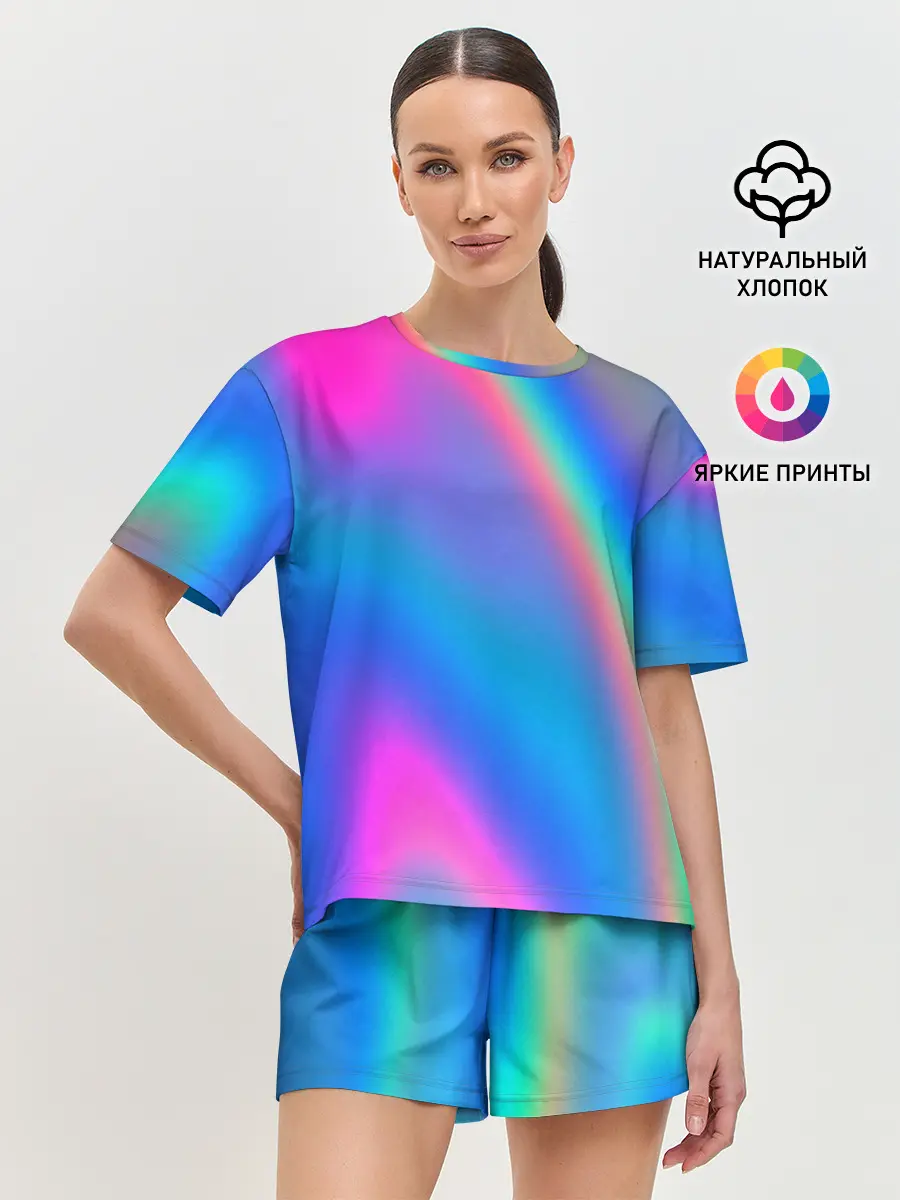 Женская пижама с шортами / GRADIENT