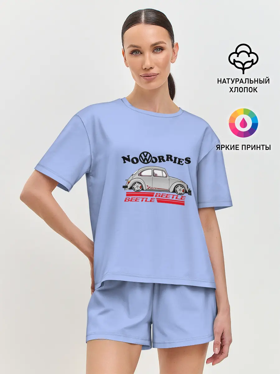 Женская пижама с шортами / Volkswagen Beetle