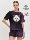 Женская пижама с шортами / Панда